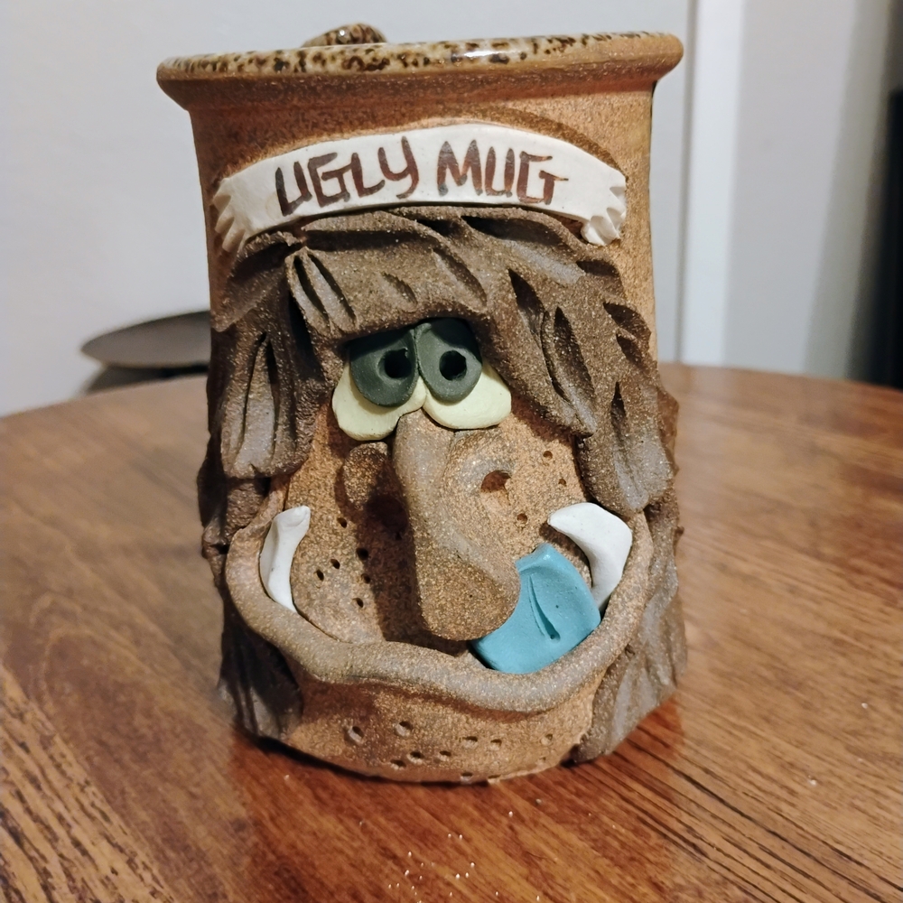 Ugly Mug Brown Ceramic Coffee Mug